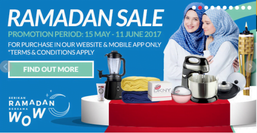 “Serikan Ramadan & Raya Bersama WOW” Dengan CJ WOW Shop